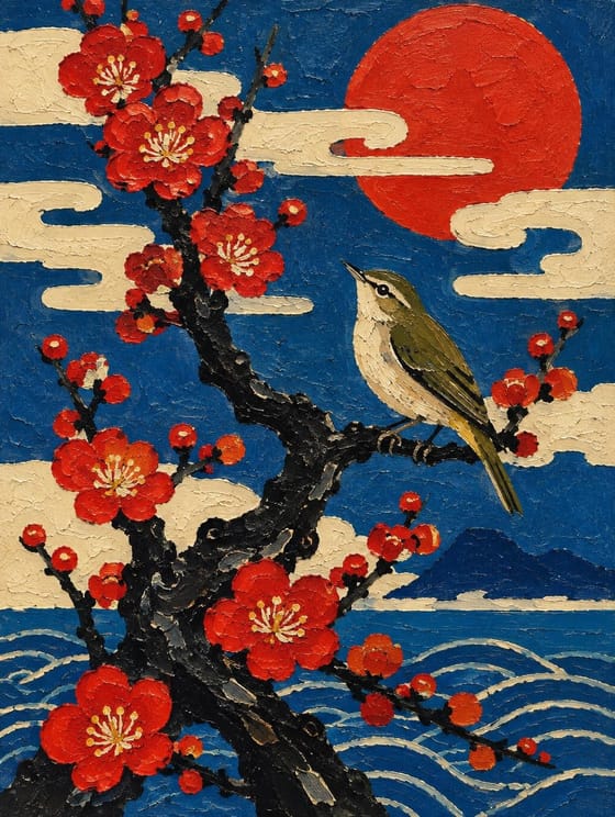 Plum and Warbler