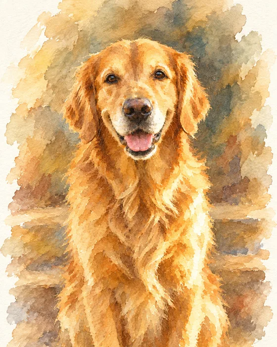 Sunny — Watercolor style