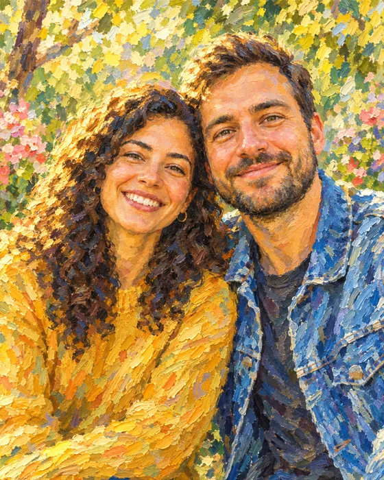 A family portrait in the Garden style